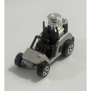 Hot Wheels 1998 Fore Wheeler Silver Hot Rod Golf Cart Vintage Diecast